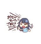 かおすなさんにんむすめ（個別スタンプ：14）