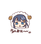 かおすなさんにんむすめ（個別スタンプ：23）