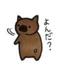 旦那さんはウォンバット（個別スタンプ：22）