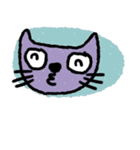 Happy Purple Cat in April（個別スタンプ：12）