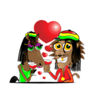 Jamaican Rasta Cat Version 2（個別スタンプ：2）