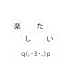 しゃべる顔文字ちゃん(その4)（個別スタンプ：17）