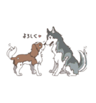 キャバリアのレオンくんと一緒！（個別スタンプ：4）