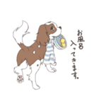 キャバリアのレオンくんと一緒！（個別スタンプ：17）