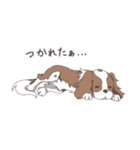 キャバリアのレオンくんと一緒！（個別スタンプ：33）