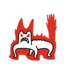 Pi pi Cat and Red（個別スタンプ：16）