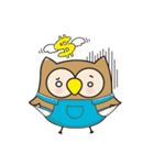 A cute owl Hoo Hoo（個別スタンプ：1）