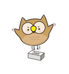 A cute owl Hoo Hoo（個別スタンプ：9）