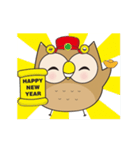 A cute owl Hoo Hoo（個別スタンプ：12）