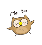 A cute owl Hoo Hoo（個別スタンプ：13）