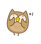 A cute owl Hoo Hoo（個別スタンプ：17）