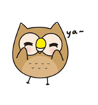 A cute owl Hoo Hoo（個別スタンプ：18）