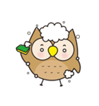 A cute owl Hoo Hoo（個別スタンプ：25）