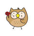 A cute owl Hoo Hoo（個別スタンプ：27）