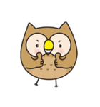 A cute owl Hoo Hoo（個別スタンプ：28）