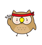 A cute owl Hoo Hoo（個別スタンプ：31）