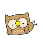 A cute owl Hoo Hoo（個別スタンプ：32）