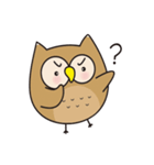 A cute owl Hoo Hoo（個別スタンプ：33）