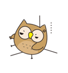 A cute owl Hoo Hoo（個別スタンプ：34）