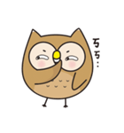 A cute owl Hoo Hoo（個別スタンプ：36）