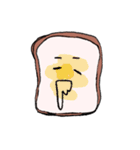 言葉が出ない時のニュアンス顔食ぱん（個別スタンプ：9）