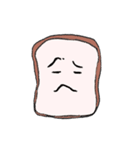 言葉が出ない時のニュアンス顔食ぱん（個別スタンプ：14）