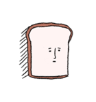 言葉が出ない時のニュアンス顔食ぱん（個別スタンプ：19）