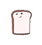 言葉が出ない時のニュアンス顔食ぱん（個別スタンプ：24）