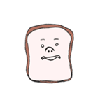 言葉が出ない時のニュアンス顔食ぱん（個別スタンプ：26）