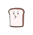 言葉が出ない時のニュアンス顔食ぱん（個別スタンプ：27）