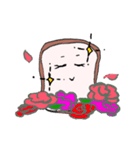 言葉が出ない時のニュアンス顔食ぱん（個別スタンプ：34）