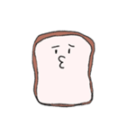 言葉が出ない時のニュアンス顔食ぱん（個別スタンプ：36）