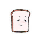 言葉が出ない時のニュアンス顔食ぱん（個別スタンプ：40）