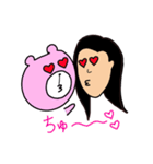 あたしのくま（個別スタンプ：4）