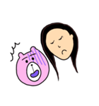 あたしのくま（個別スタンプ：9）