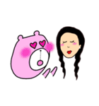 あたしのくま（個別スタンプ：11）