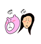 あたしのくま（個別スタンプ：15）