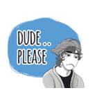 Simple Guy 1 ENG（個別スタンプ：2）