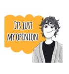 Simple Guy 1 ENG（個別スタンプ：3）