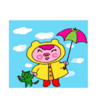 Piggy life（個別スタンプ：3）