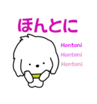 I am Reo☆かわいい白い犬（個別スタンプ：16）