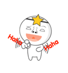 White Star Man sticker(eng)（個別スタンプ：1）