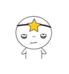 White Star Man sticker(eng)（個別スタンプ：19）