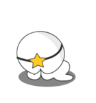 White Star Man sticker(eng)（個別スタンプ：37）