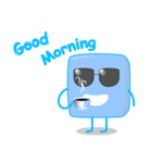 Blue Ice Cube（個別スタンプ：2）