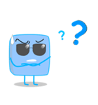 Blue Ice Cube（個別スタンプ：4）