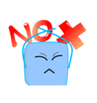 Blue Ice Cube（個別スタンプ：10）