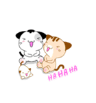 Cutie Cat. Mineco ＆ Minette（個別スタンプ：13）