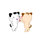 Cutie Cat. Mineco ＆ Minette（個別スタンプ：20）
