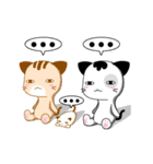 Cutie Cat. Mineco ＆ Minette（個別スタンプ：24）